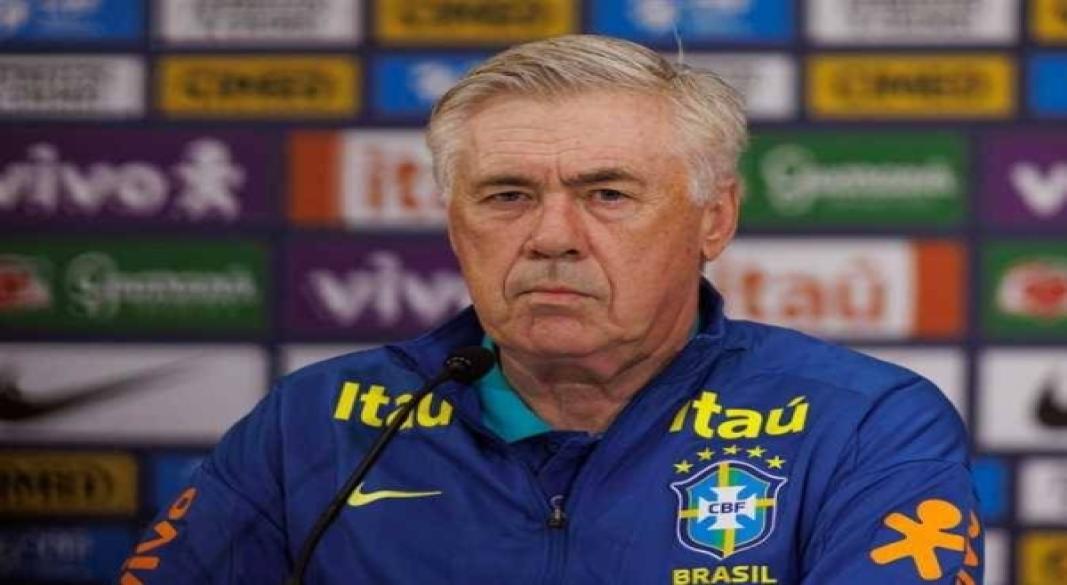 الإيطالي كارلو أنشيلوتي، المدير الفني لمنتخب البرازيل
