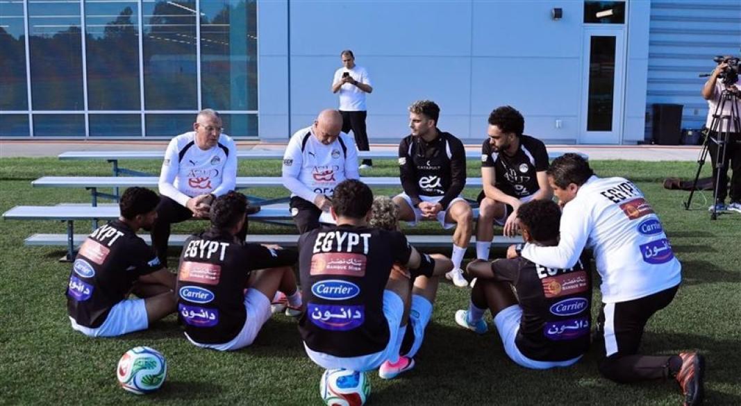 منتخب مصر يخوض مرانه الختامي الليلة استعدادا لمواجهة البرازيل