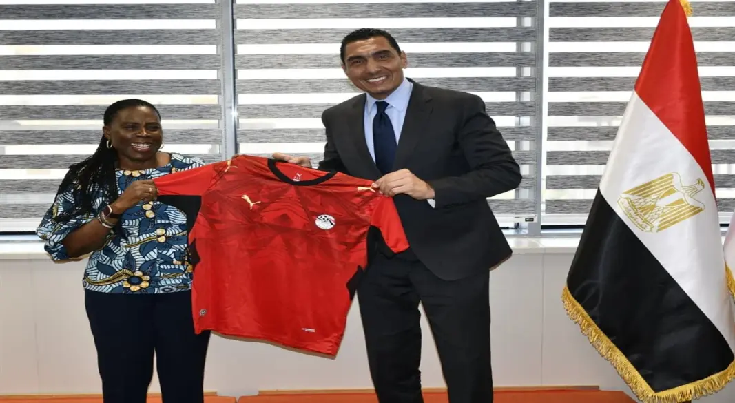 وزير الشباب والرياضة ومفوضة الاتحاد الإفريقي