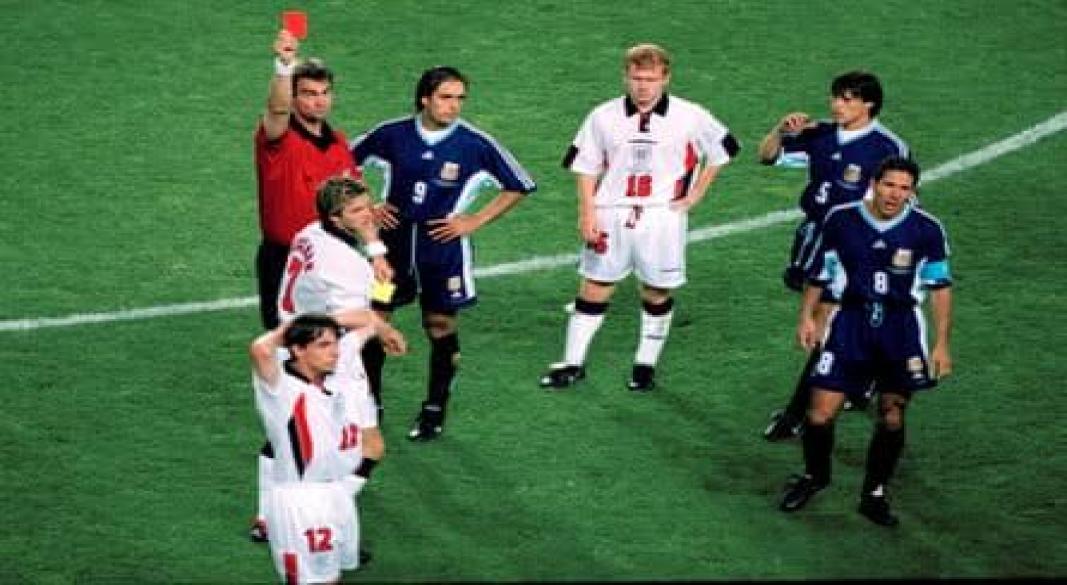 الارجنتين وانجلترا 1998